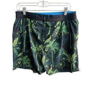 Janji L palm tree print AFO shorts